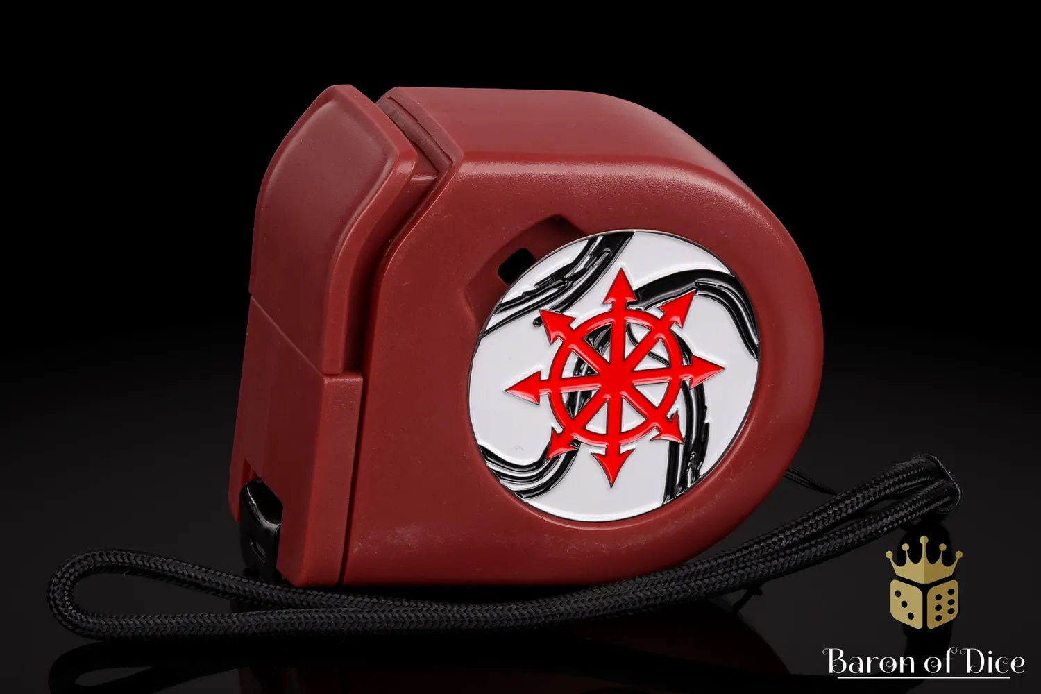 Baron of Dice Marbled Chaos Star målebånd wargaming