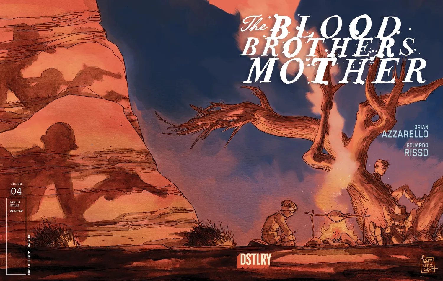 DSTLRY Blood Brothers Mother 4 Cover B Camuncoli hefte western