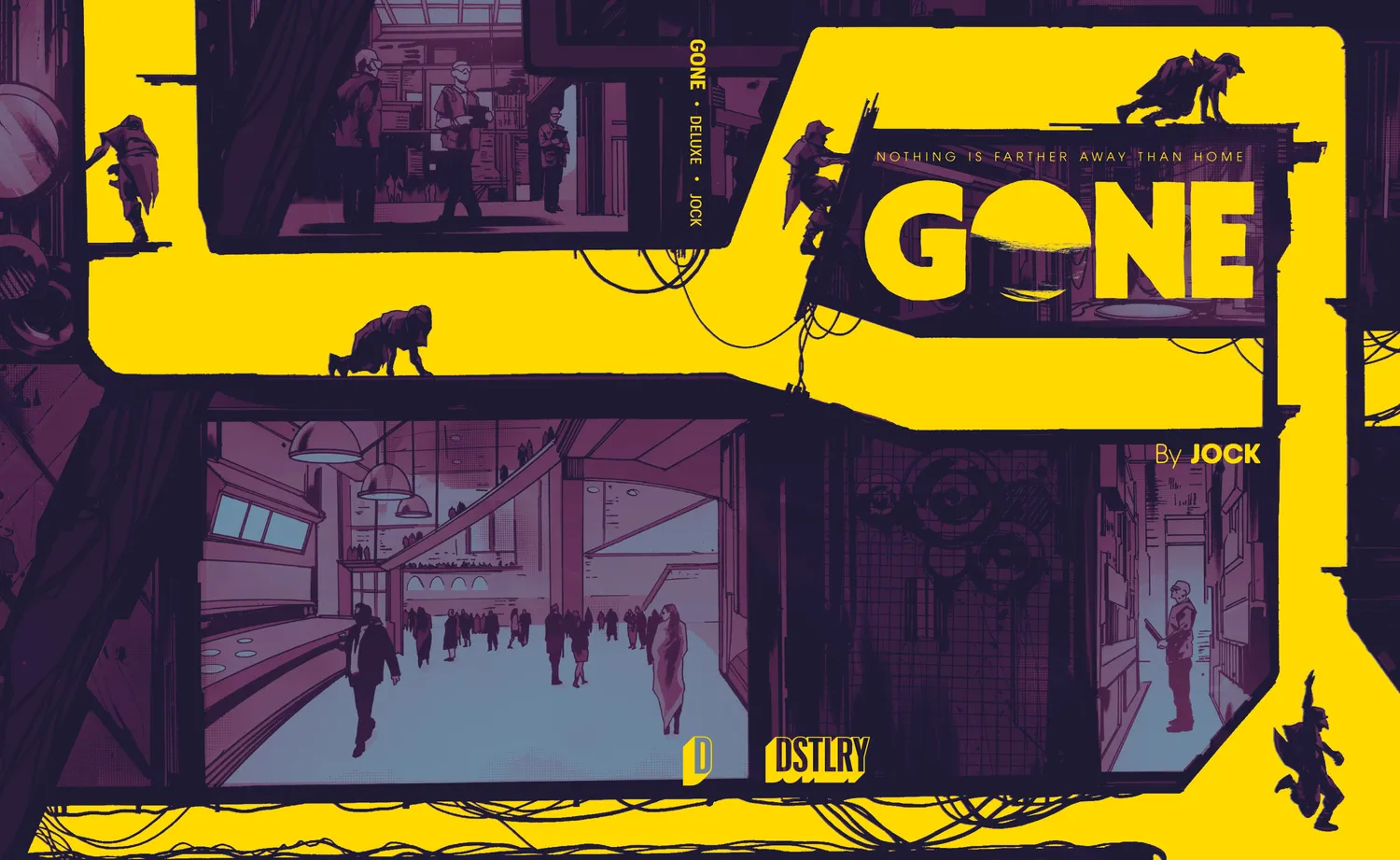 DSTLRY Gone Deluxe samlebind hardcover signert Jock
