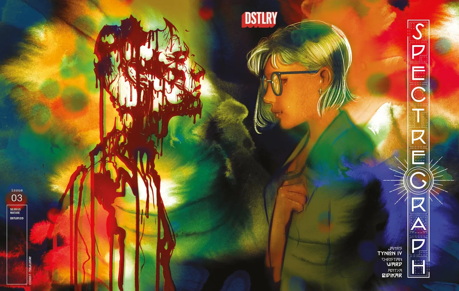 DSTLRY Spectregraph 3 Cover F Lotay tegneseriehefte gotikkskrekk