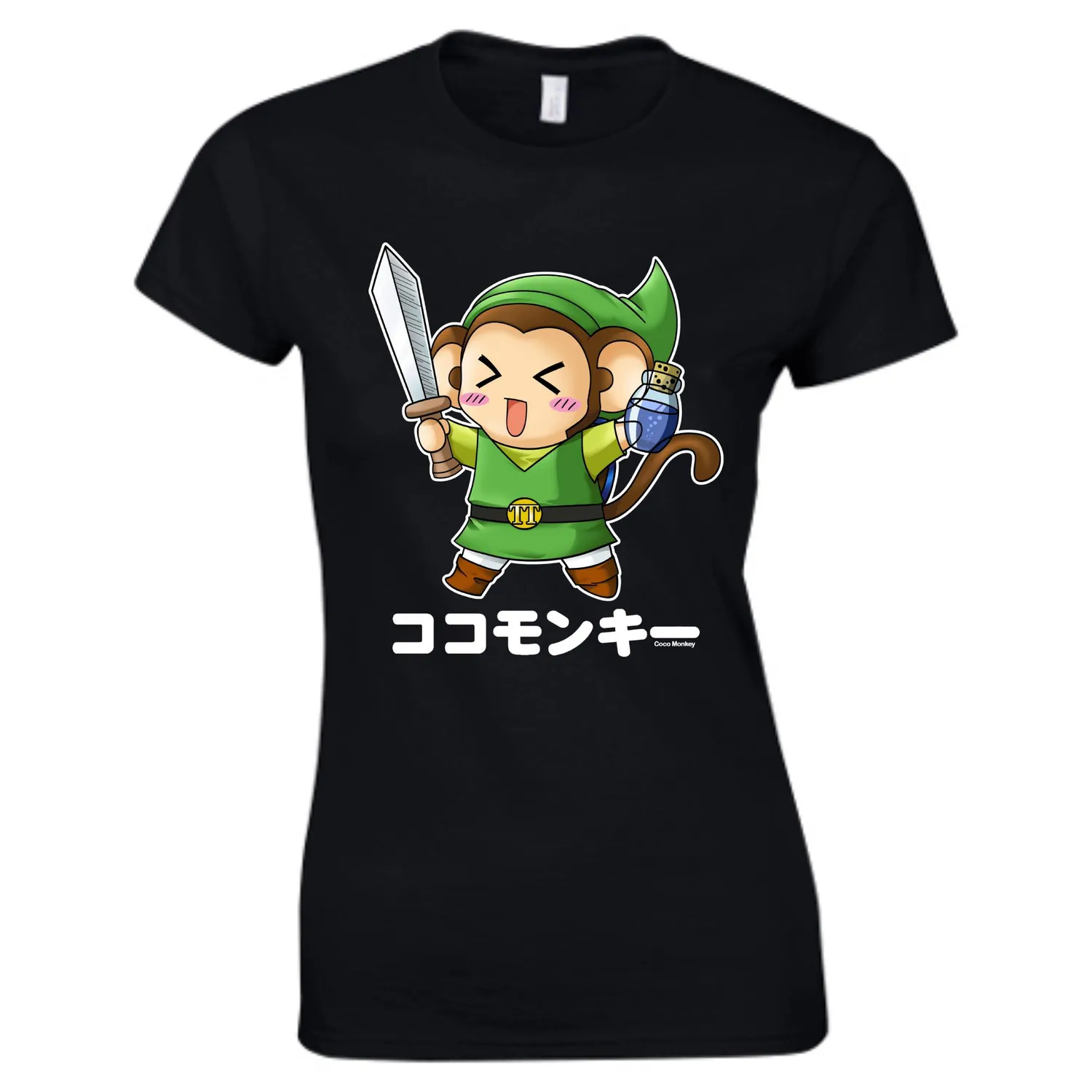 TokyoToys Elf Coco Zelda T-skjorte dame str. 8