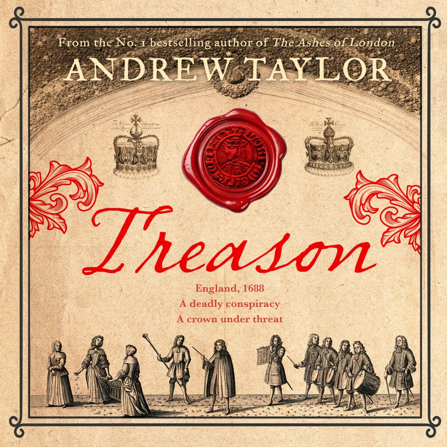 Andrew Taylor Treason innbundet bok historisk krim