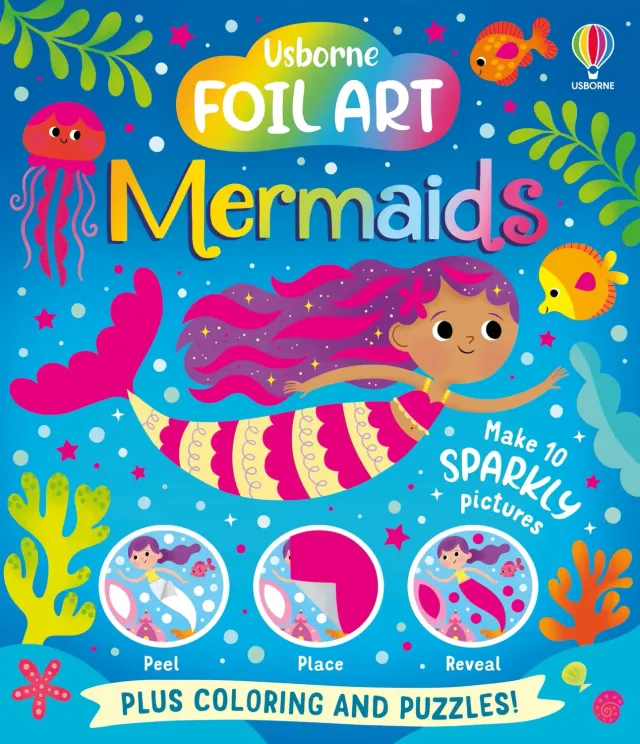 Wingbearer Saga Foil Art Mermaids aktivitetsbok folie