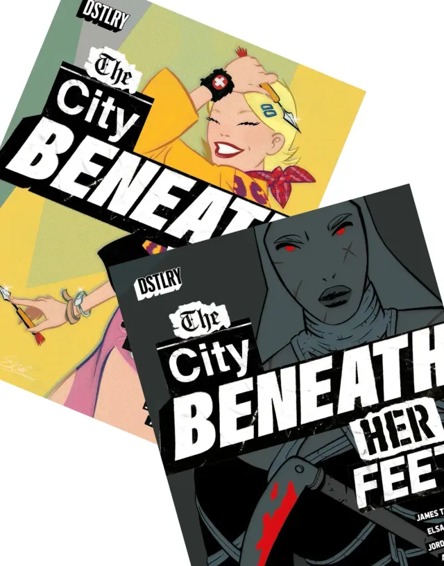 DSTLRY City Beneath Her Feet 1-2 tegneseriepakke print thriller