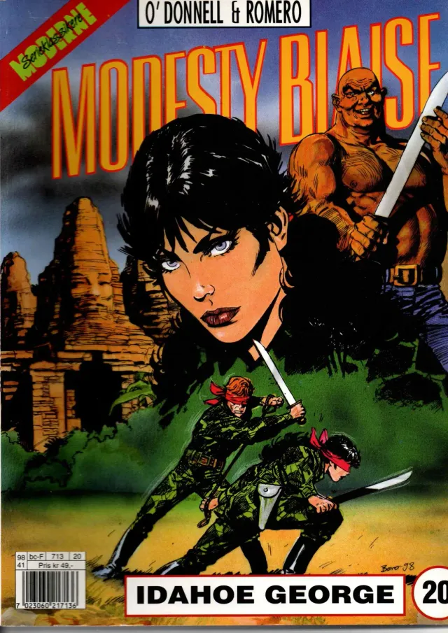 Modesty Blaise 20 hefte standardutgave på norsk