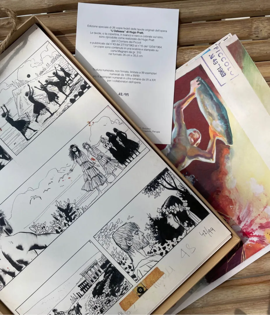 Hugo Pratt L’Odissea kunstmappe 26 trykk limitert opplag