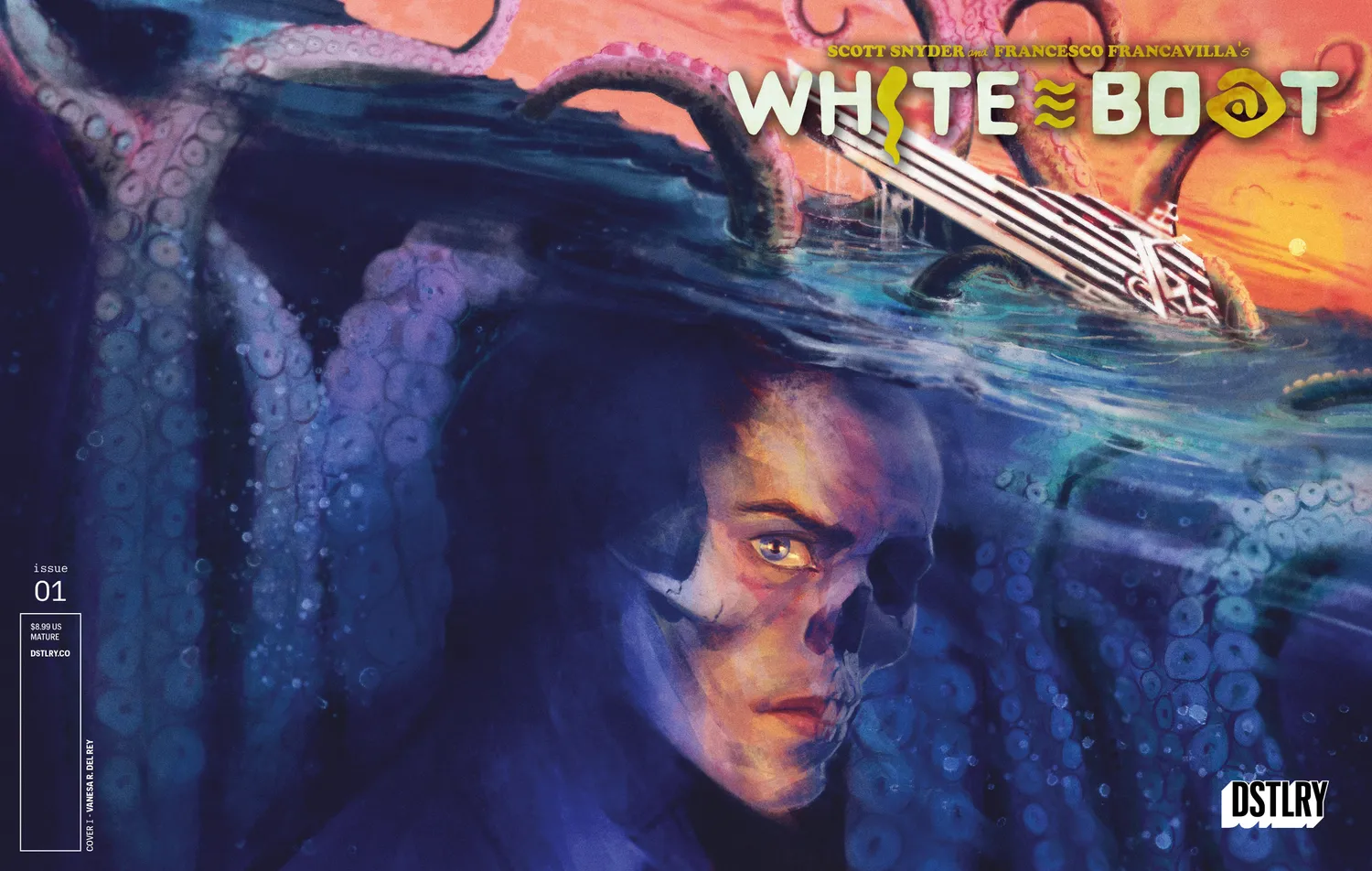 DSTLRY White Boat #1 hefte Cover I Del Rey eksklusiv