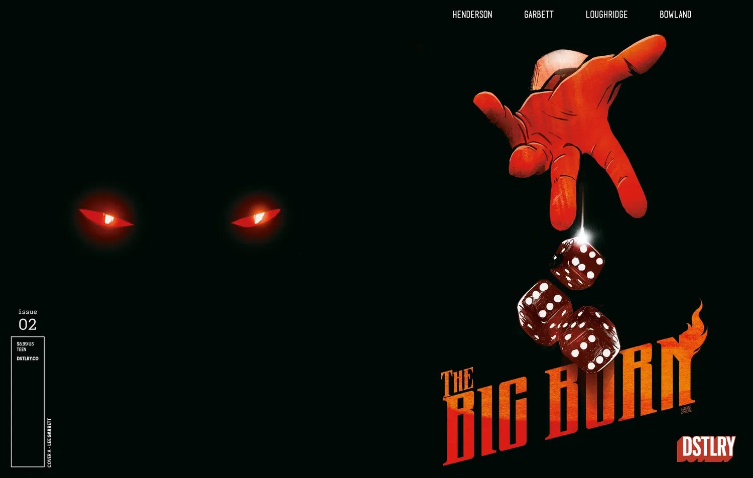 DSTLRY The Big Burn #2 tegneseriehefte Cover A Garbett