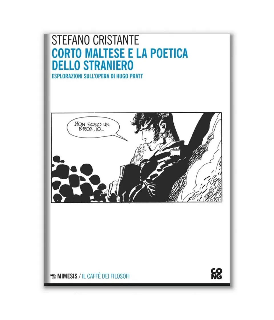 Hugo Pratt La poetica dello straniero bok hefte italiensk utgave
