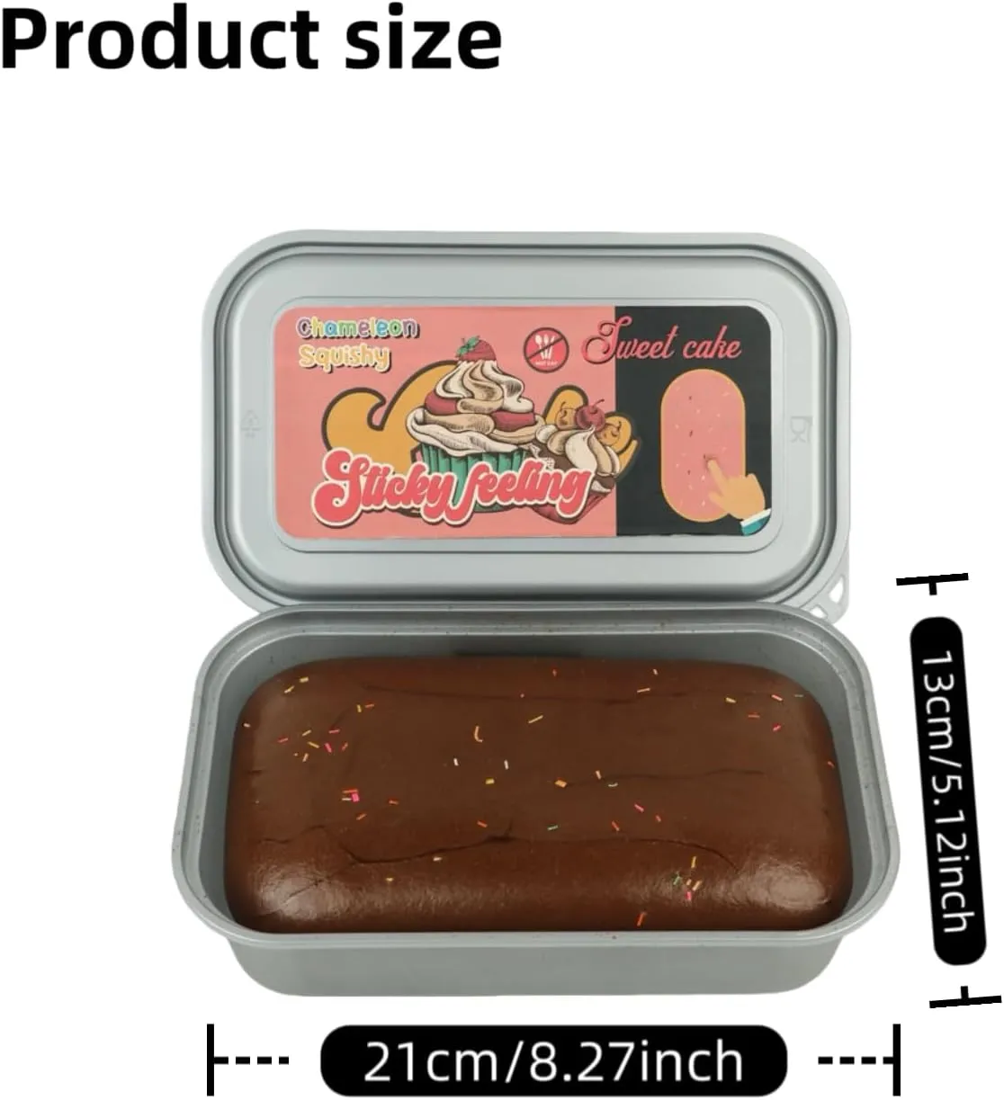 Ralphie’s Squishy Box Cake klemmeleke sjokolade