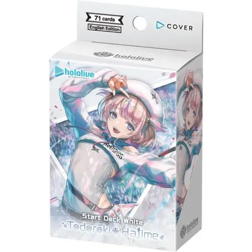 Hololive Official Card Game Todoroki Hajime startdekk hvit