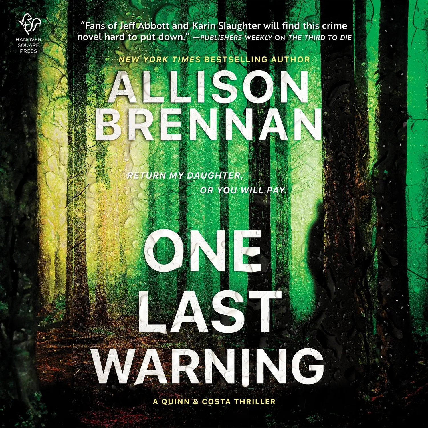Wingbearer Saga One Last Warning bok innbundet thriller