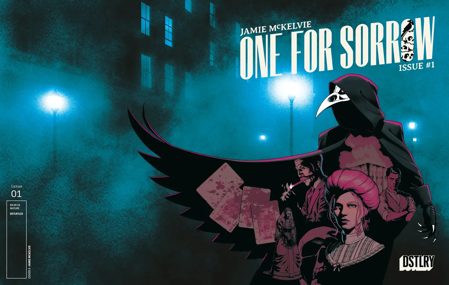DSTLRY One For Sorrow 1 Cover A hefte McKelvie skrekk