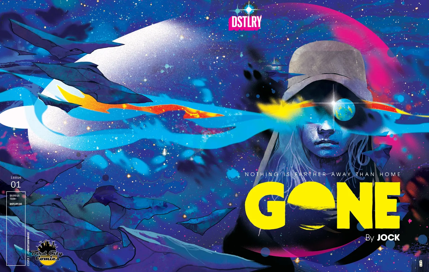 DSTLRY Gone 1 hefte Ward-cover fysisk utgave debut