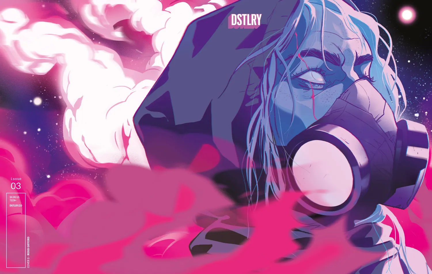 DSTLRY Gone #3 tegneseriehefte Cover G Gifford finale
