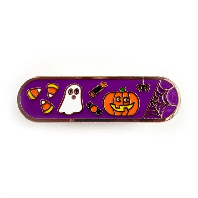 Pride Pals Halloween emaljepin lilla