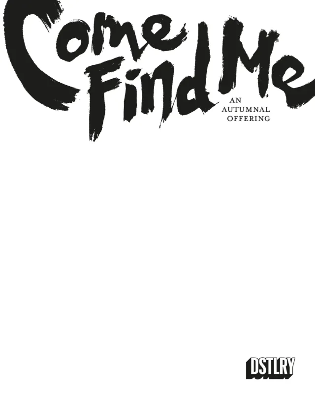 DSTLRY Come Find Me #1 Cover G Sketch hefte 56s