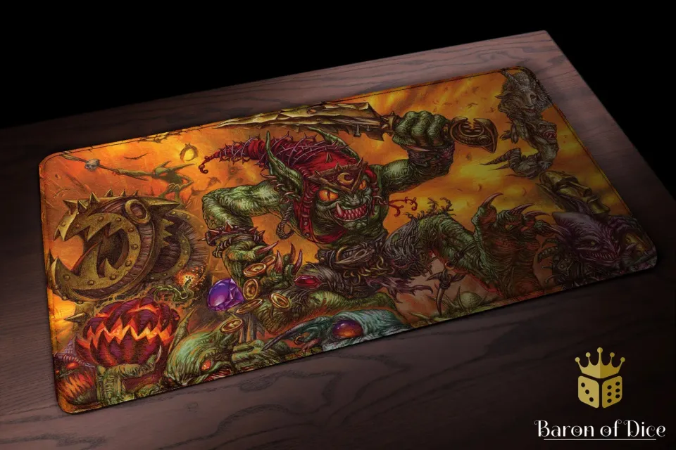 Baron of Dice Goblins Galore Ron Spencer spillmatte oversized