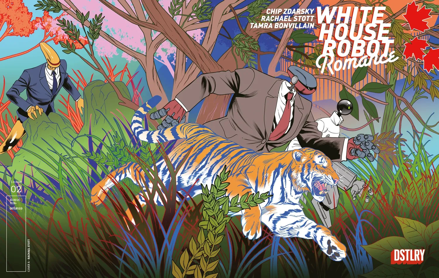 DSTLRY White House Robot Romance #2 hefte Cover A sci-fi