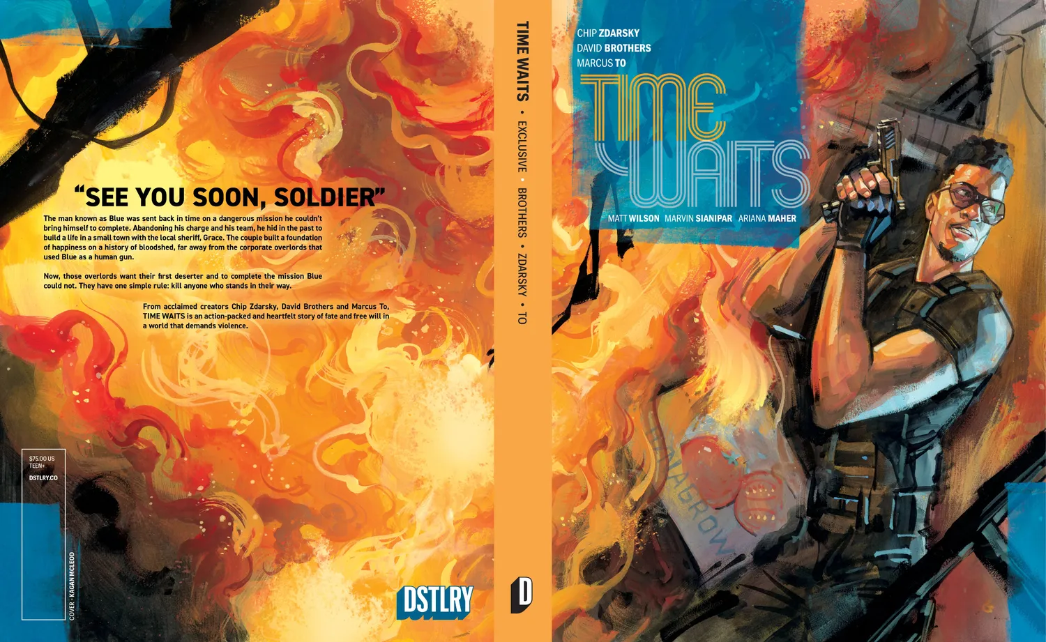 DSTLRY Time Waits hardcover eksklusiv samleutgave tidsreise