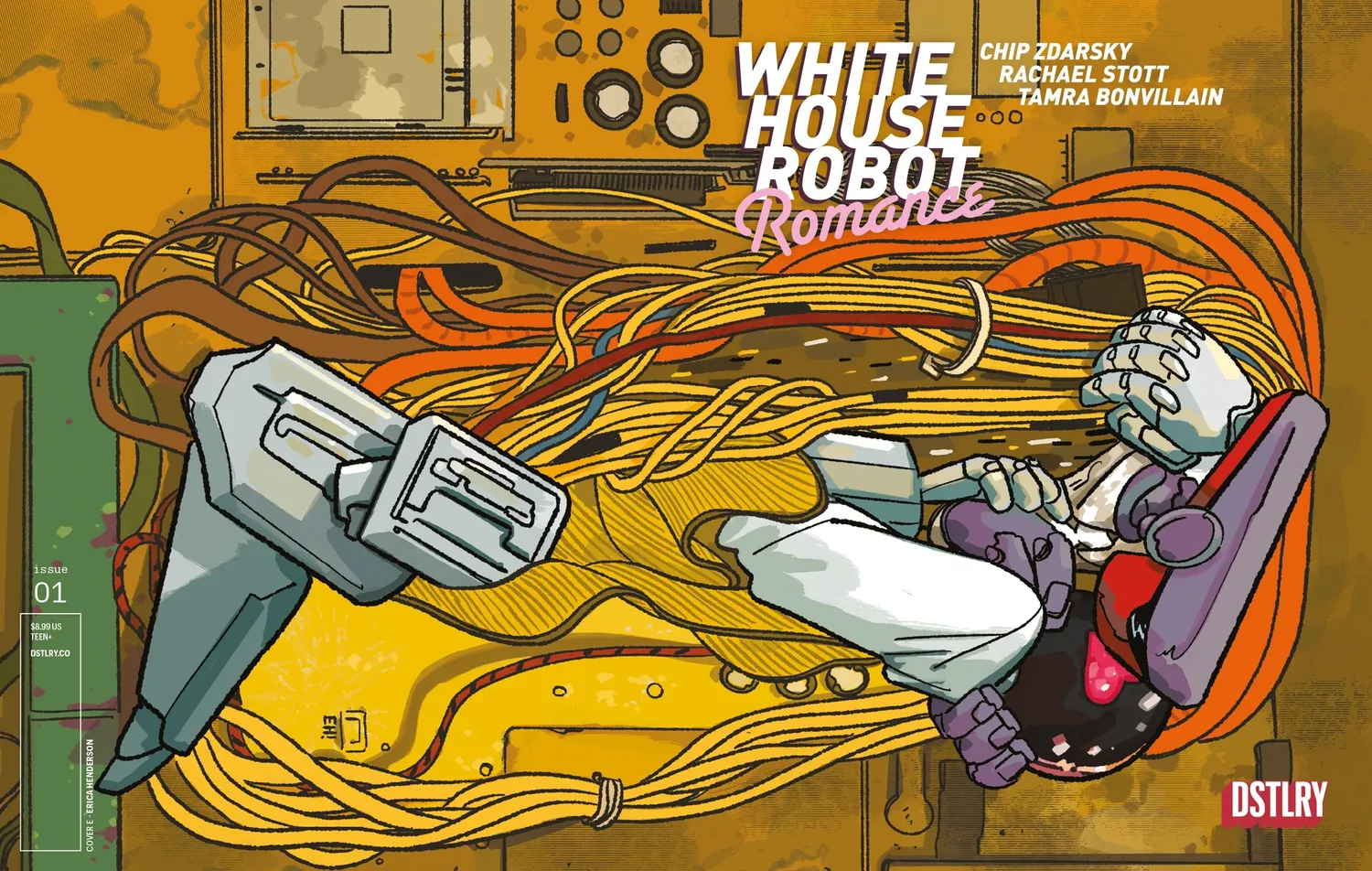 DSTLRY White House Robot Romance #1 tegneserie Henderson