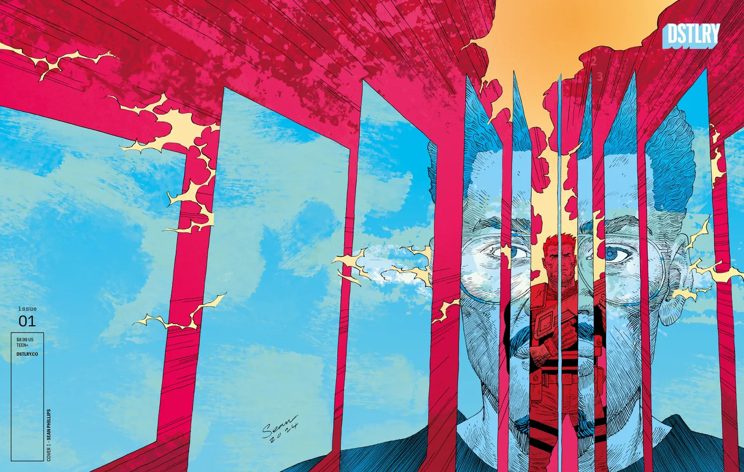 DSTLRY Time Waits #1 Cover I Phillips hefte variant