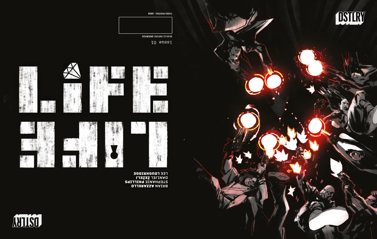 DSTLRY Life 1 hefte tredjeopplag Jock-variant sci-fi