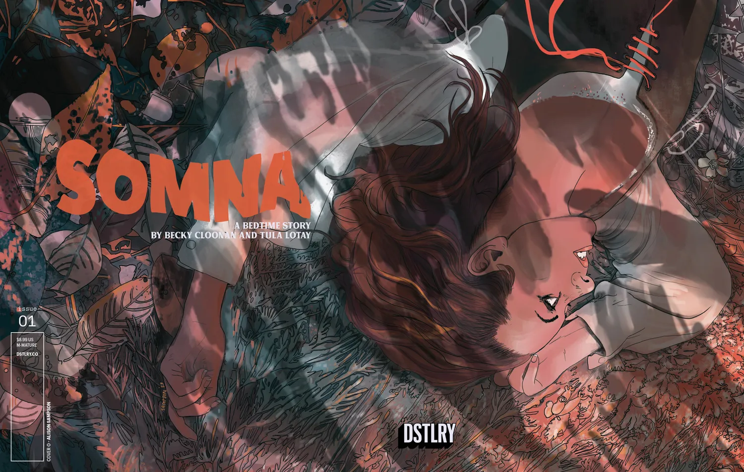 DSTLRY Somna #1 hefte digital Cover O Sampson drama