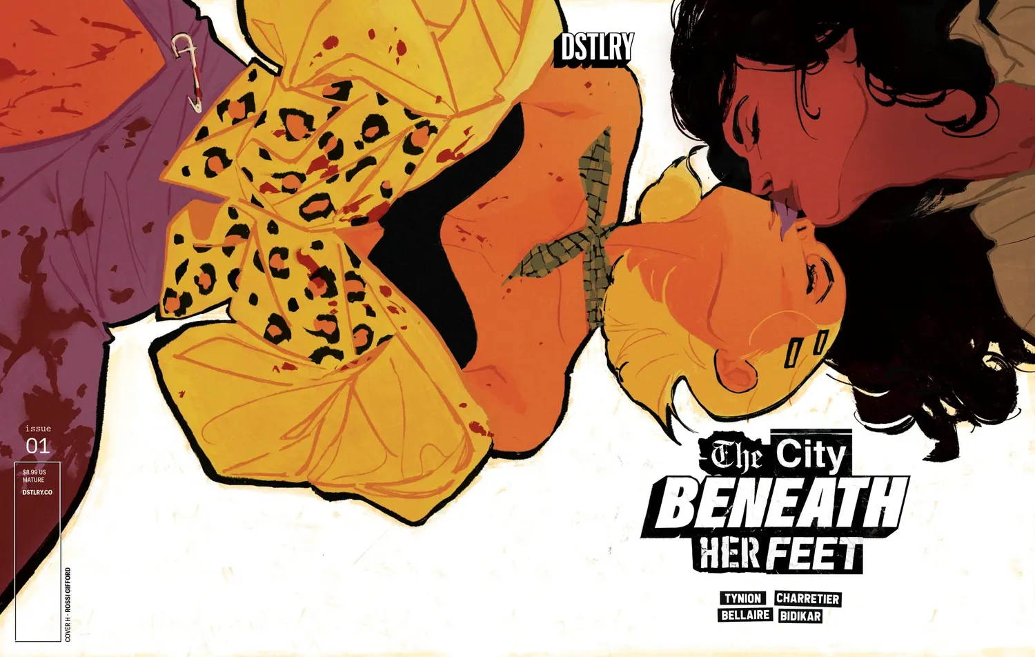 DSTLRY The City Beneath Her Feet 1 tegneseriehefte Cover H Gifford