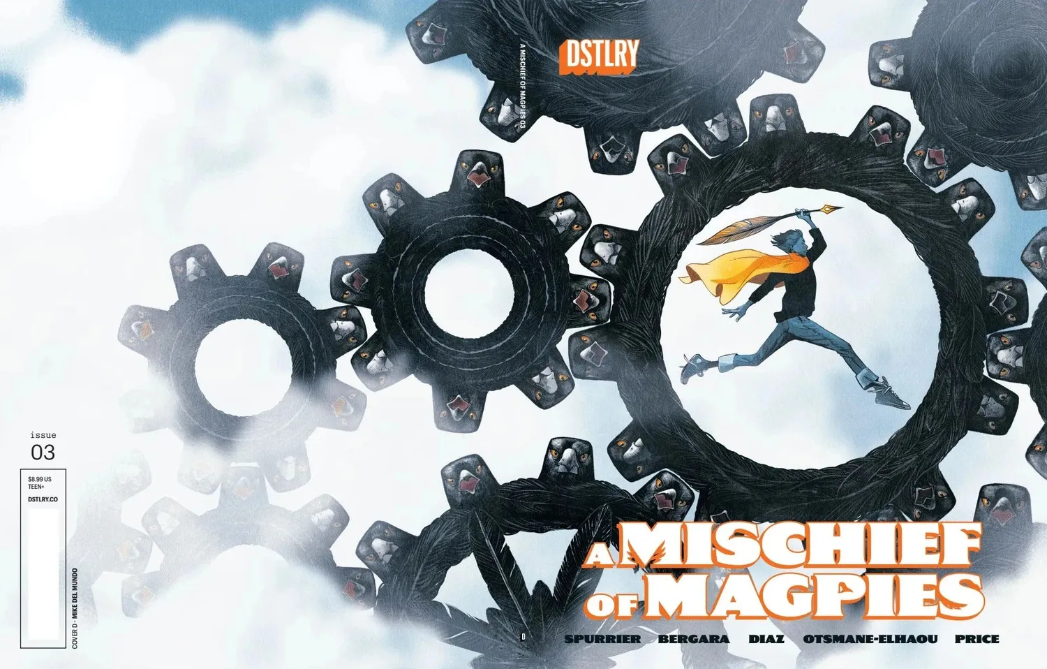 DSTLRY Mischief of Magpies 3 Cover D tegneserie fantasy