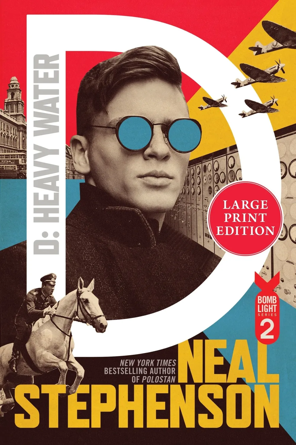 Neal Stephenson Bomb Light D bok stor skrift – spionthriller