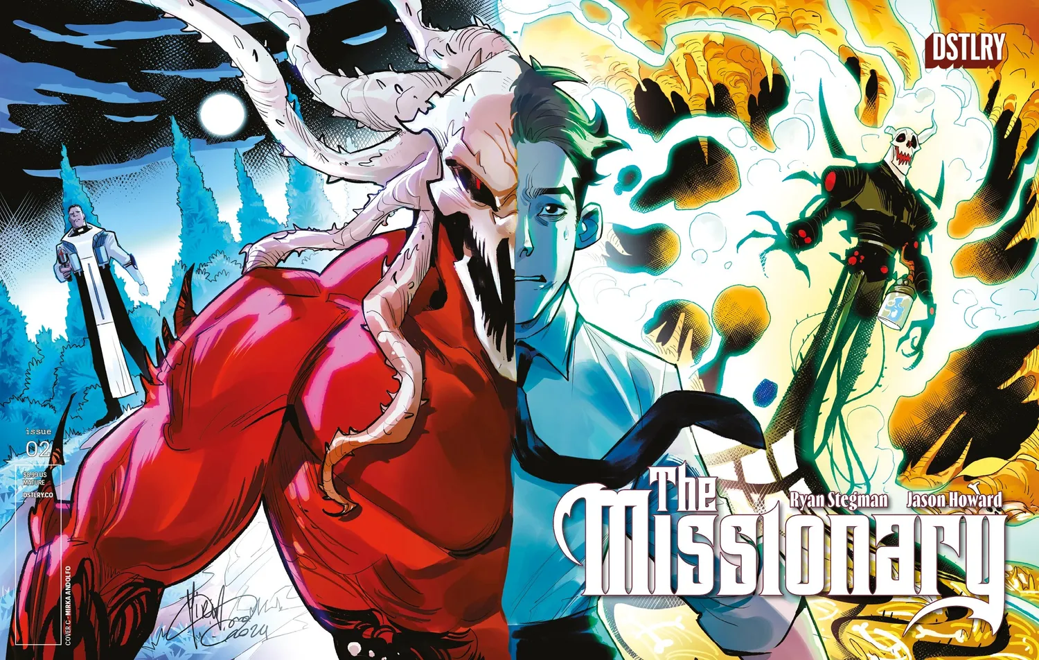 DSTLRY The Missionary 2 hefte Cover C Andolfo-variant horror