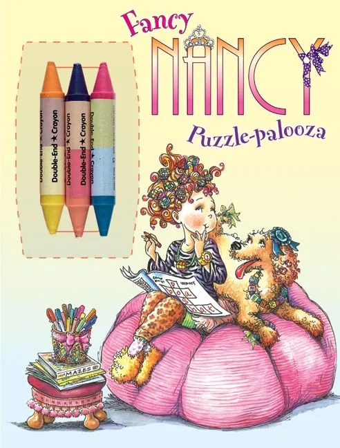 Fancy Nancy Puzzle-palooza aktivitetsbok barn fargelegging