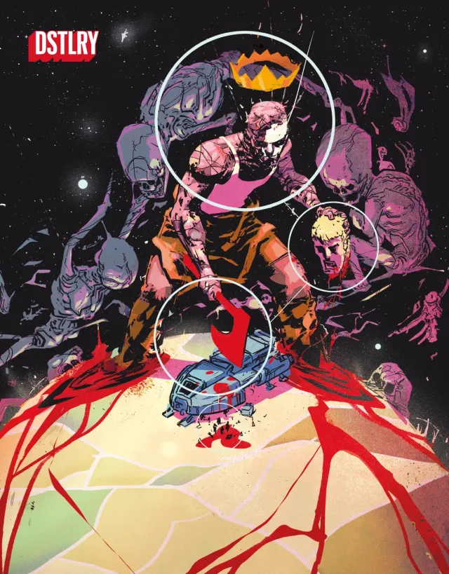 DSTLRY LIFE #1 tegneserie Cover Z Rossmo sci-fi flip