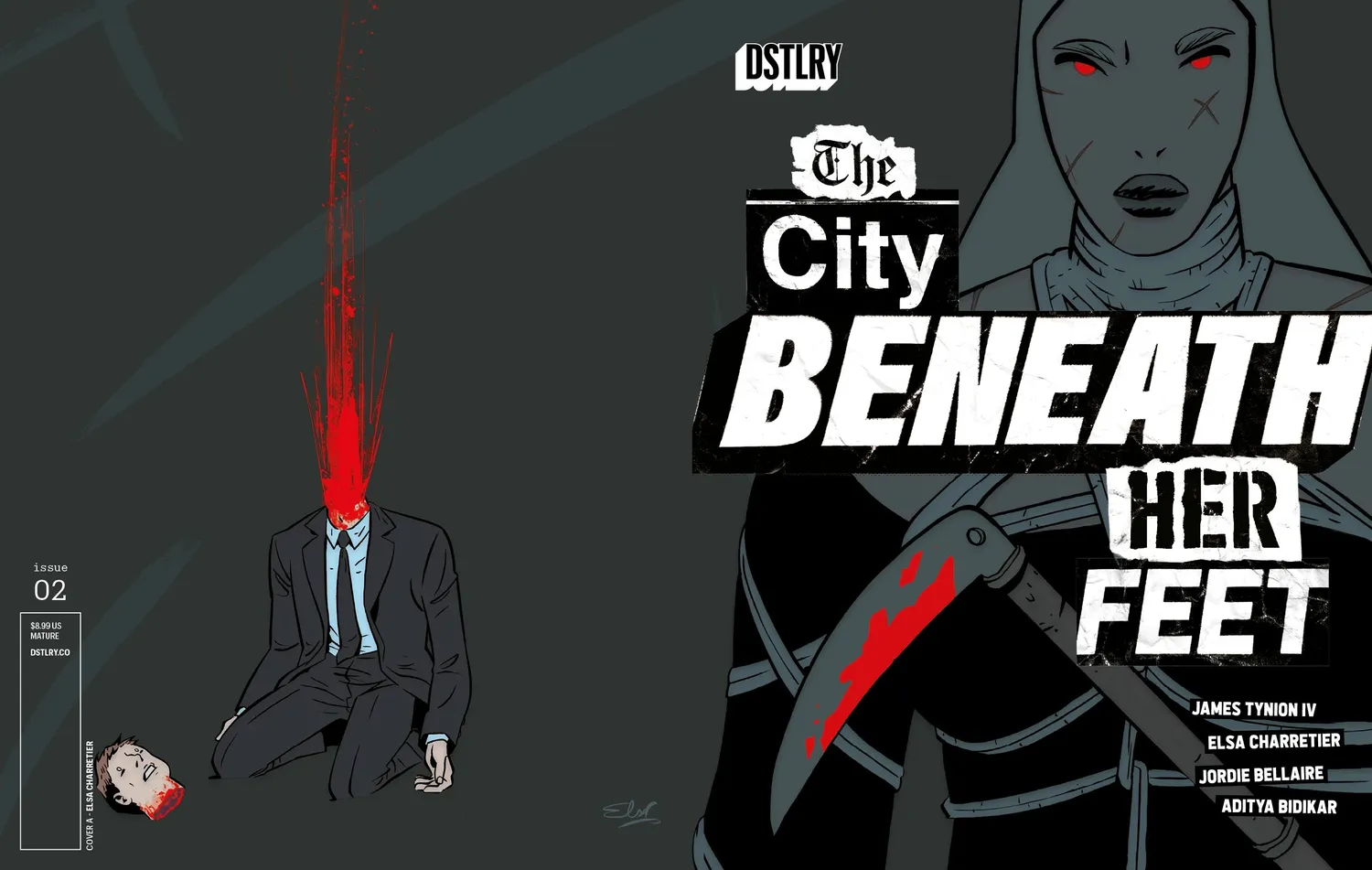 DSTLRY City Beneath Her Feet 2 Cover A hefte fysisk
