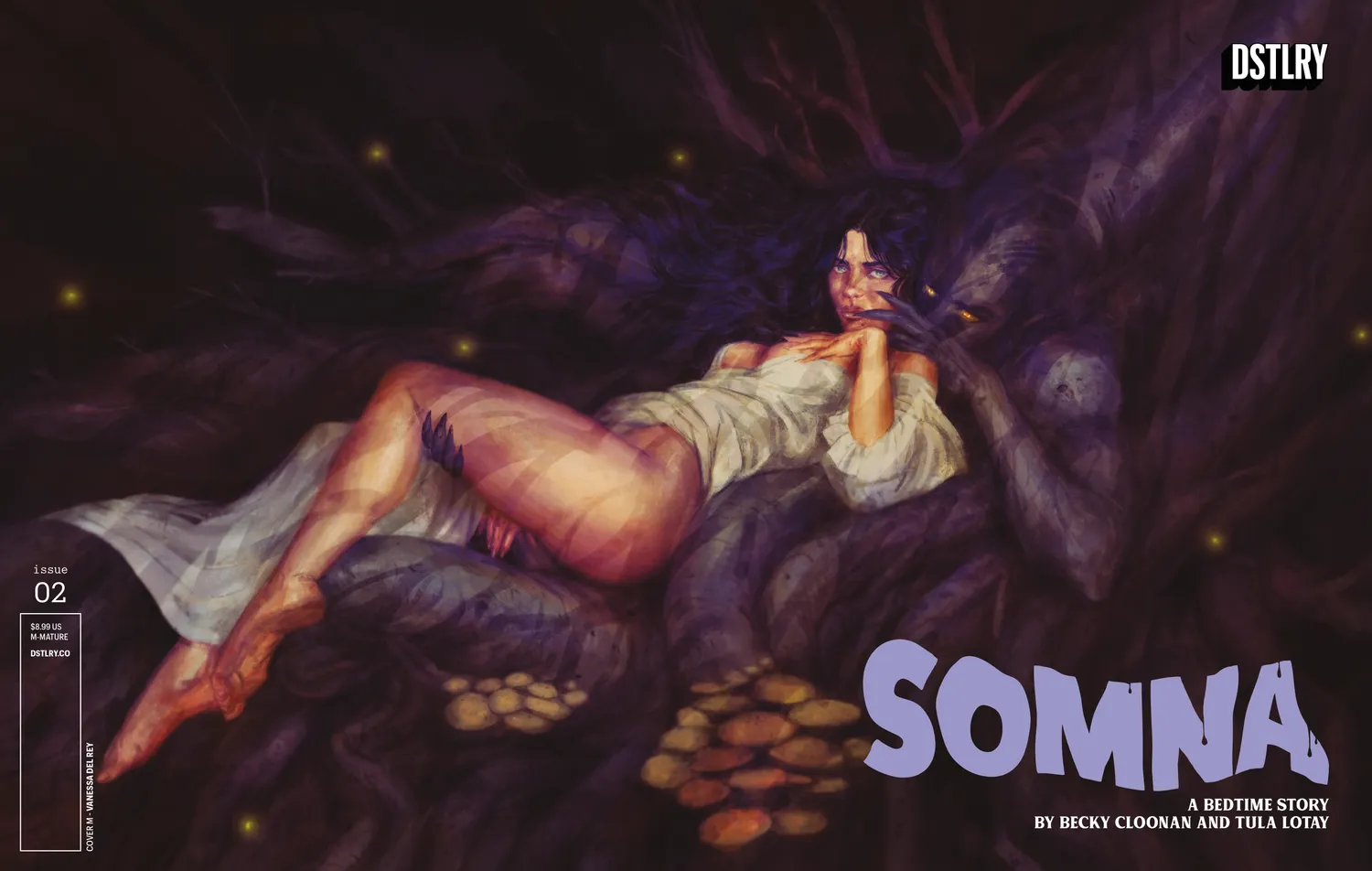 DSTLRY Somna #2 Cover M Del Rey tegneseriehefte fysisk midt