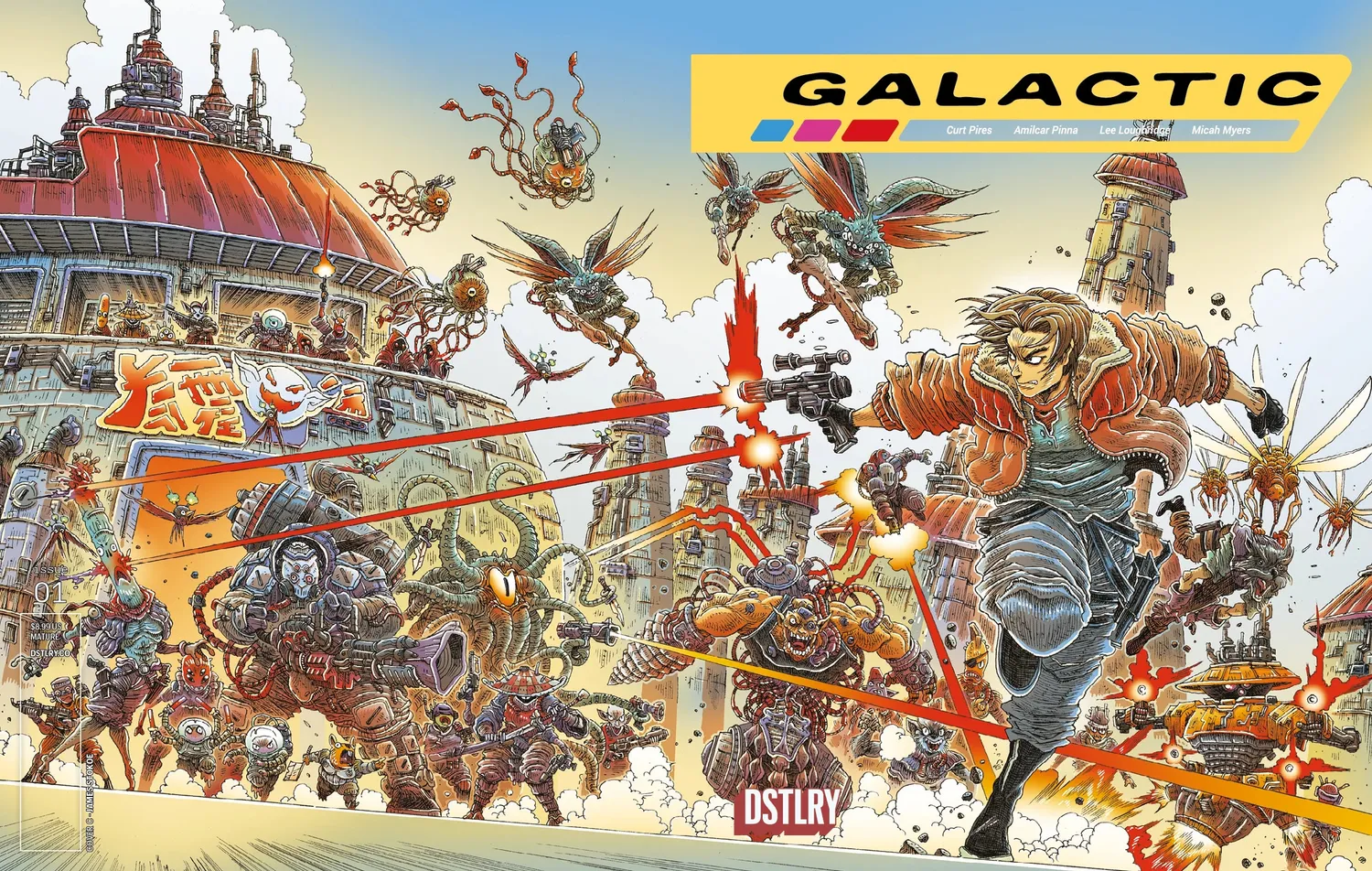 DSTLRY Galactic #1 hefte Cover C Stokoe 1:10 sci-fi