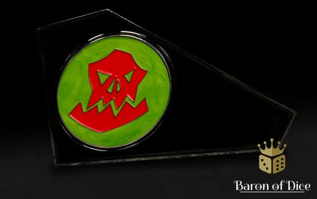 Baron of Dice Orc combat gauge metall 3" Baron Coin