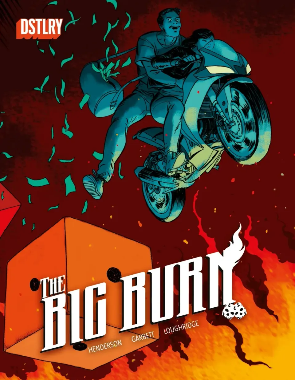 DSTLRY The Big Burn 3 hefte Cover E Martin-variant kupp