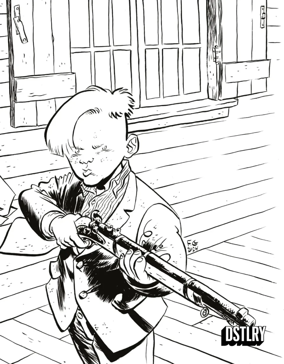 DSTLRY Blood Brothers Mother #2 Cover G Moon tegneseriehefte western