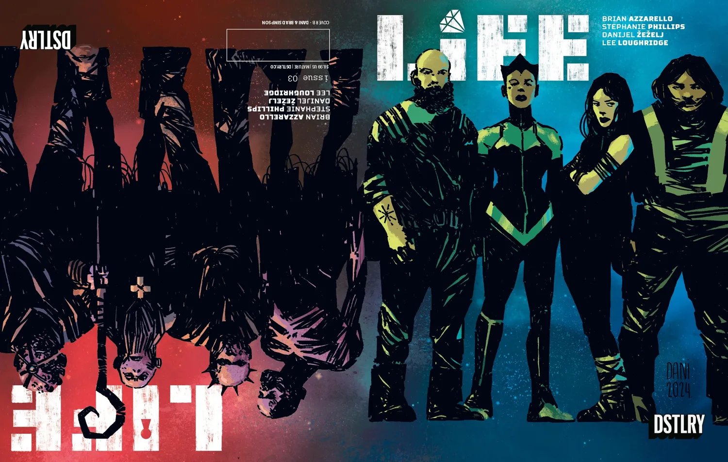 DSTLRY LIFE #3 hefte Cover B Dani sci-fi flip-book