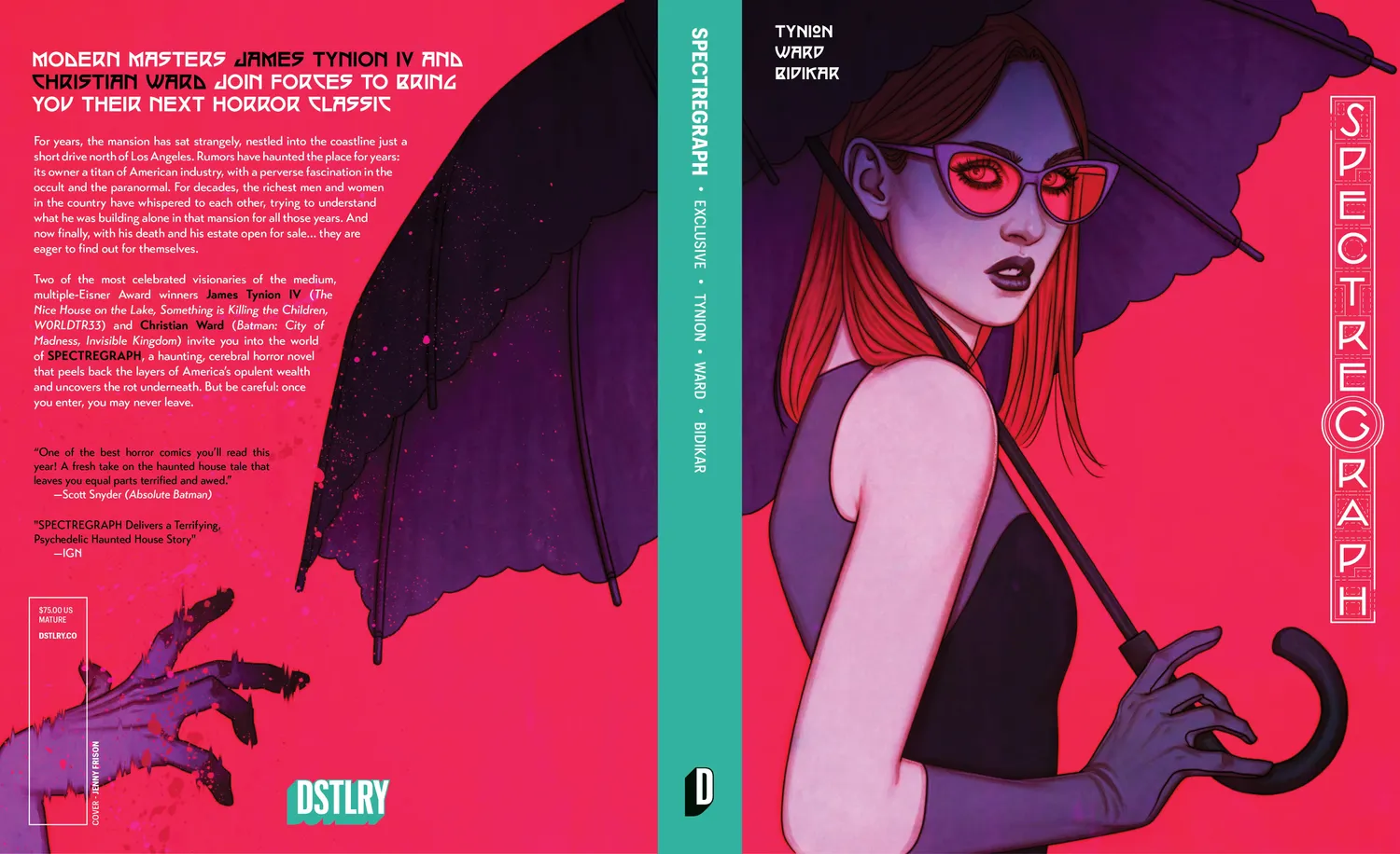 DSTLRY Spectregraph innbundet tegneserie Exclusive Hardcover