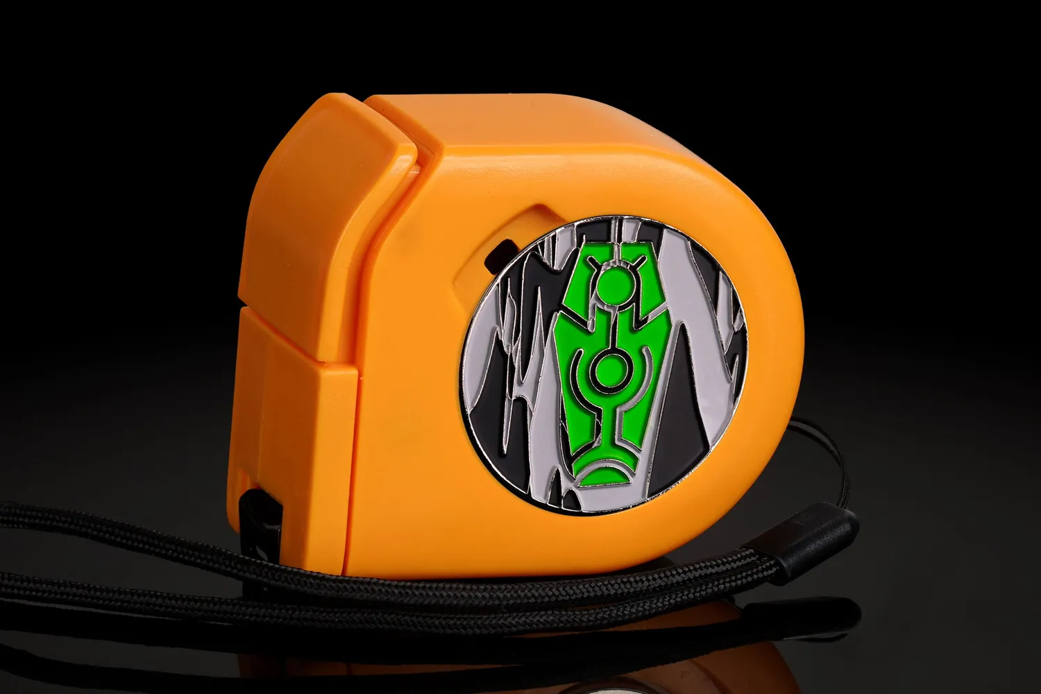 Baron of Dice Green Coffin målebånd med mynt 40 mm