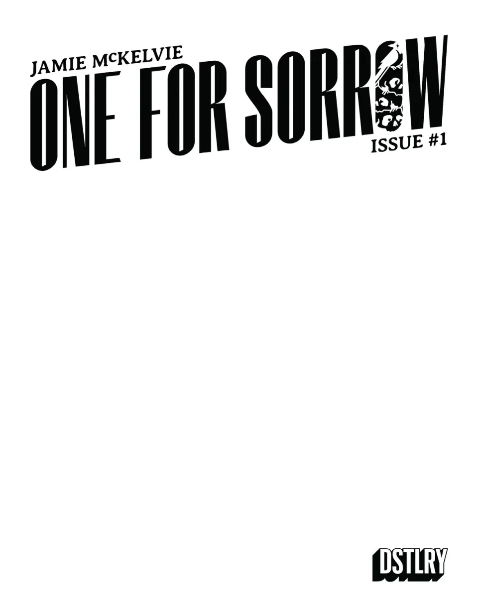 DSTLRY One for Sorrow 1 hefte Cover G Sketch