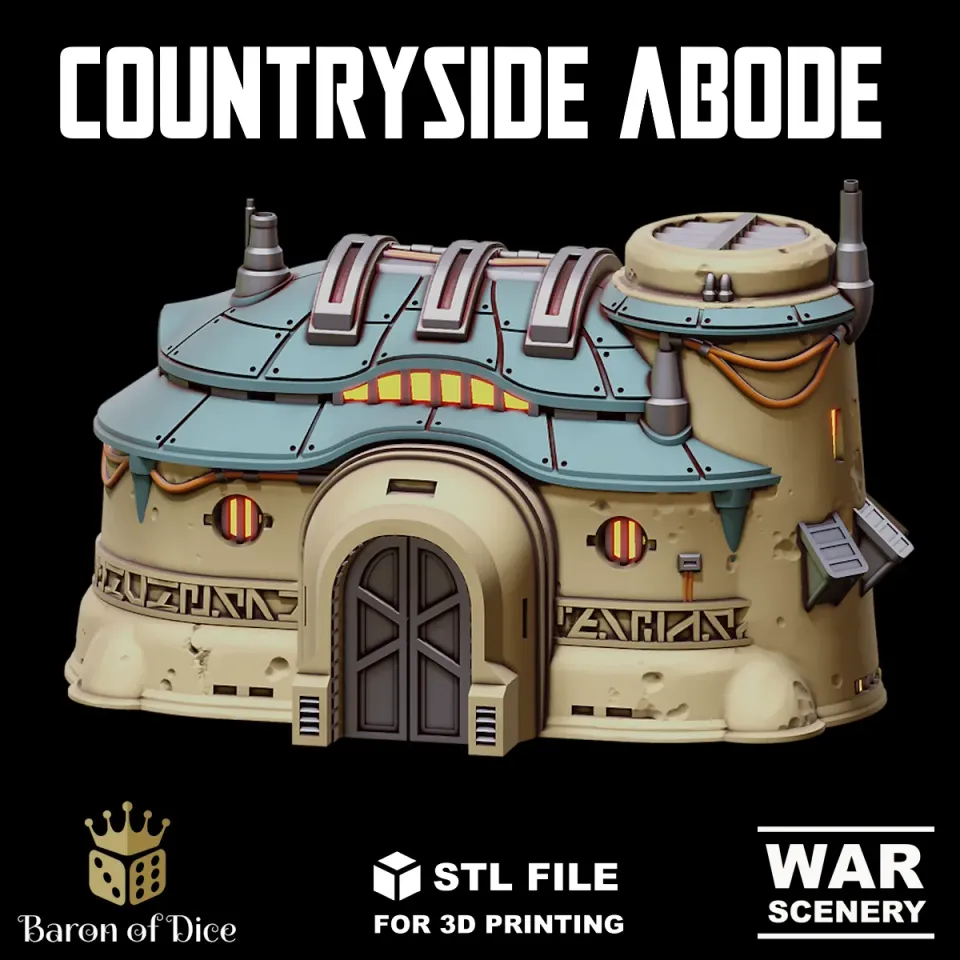 Baron of Dice Massadun Countryside Abode STL-fil terreng