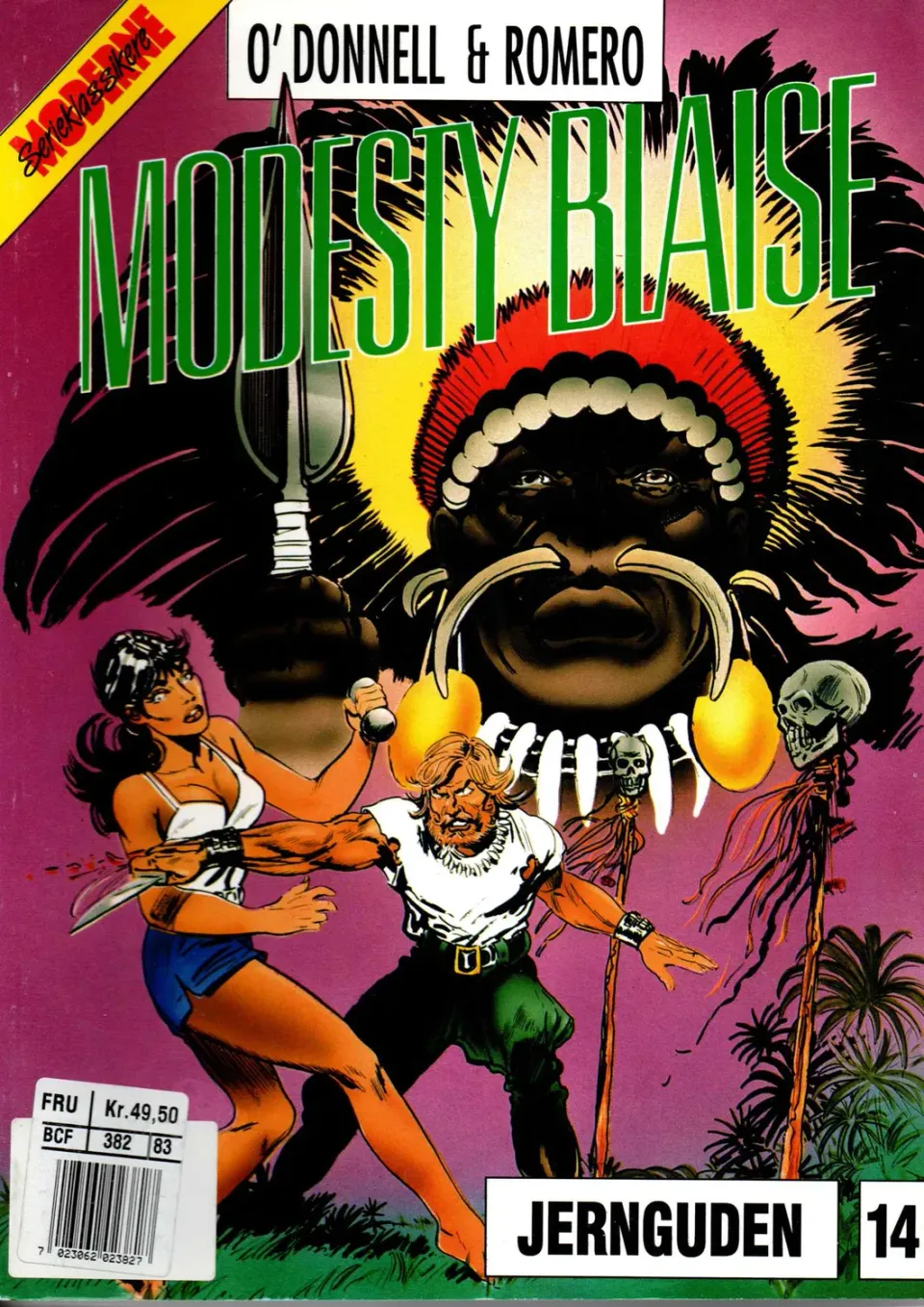 Modesty Blaise 14 tegneseriehefte norsk utgave