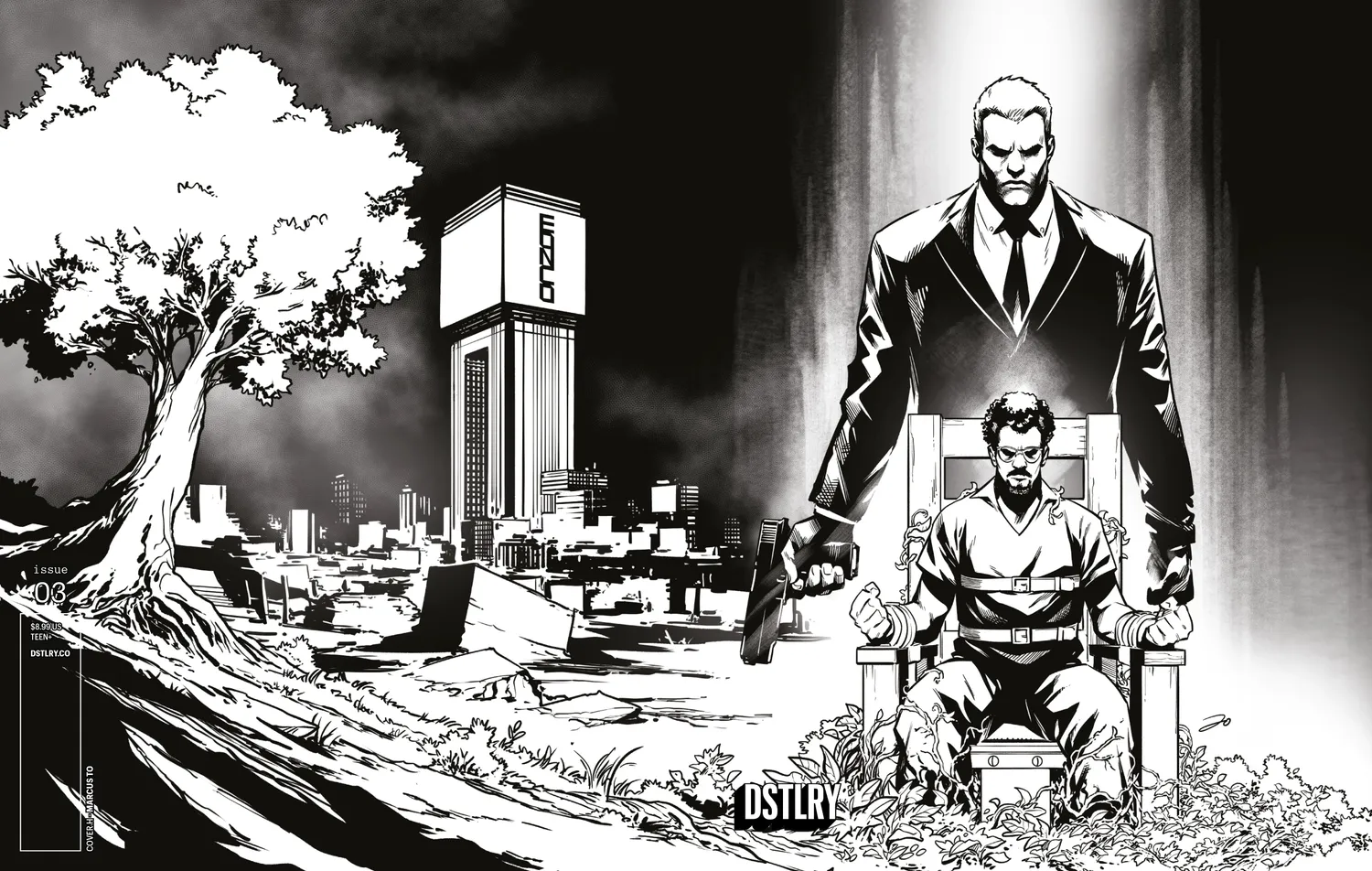 DSTLRY Time Waits #3 hefte Cover H To-variant