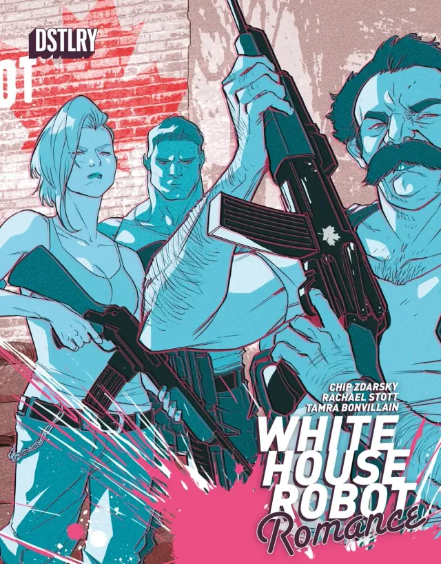 DSTLRY White House Robot Romance #2 Cover D Kerschl