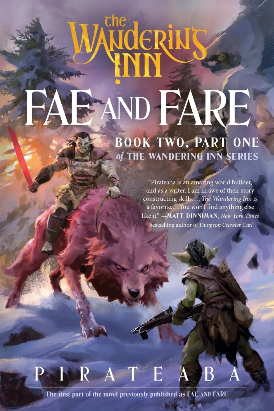 Wingbearer Saga Fae and Fare heftet bok paperback fantasy