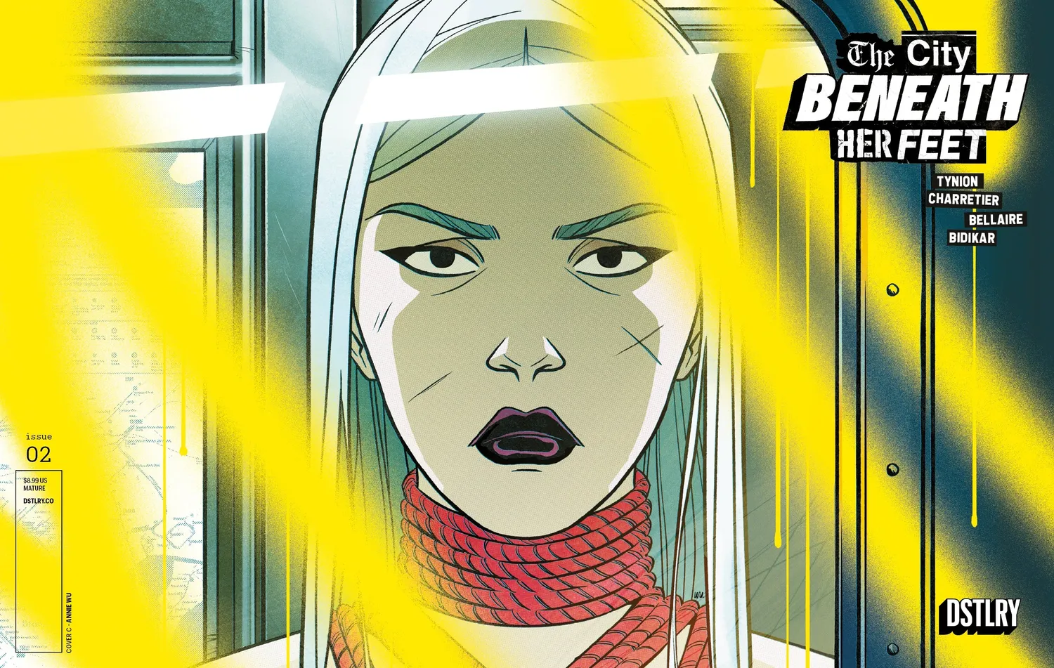 DSTLRY City Beneath Her Feet #2 Cover C Wu hefte